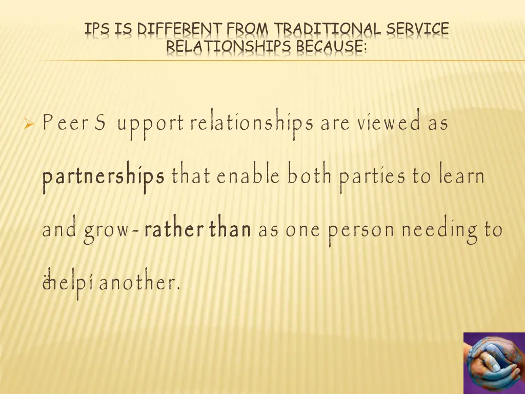 ips is different from traditional service 3