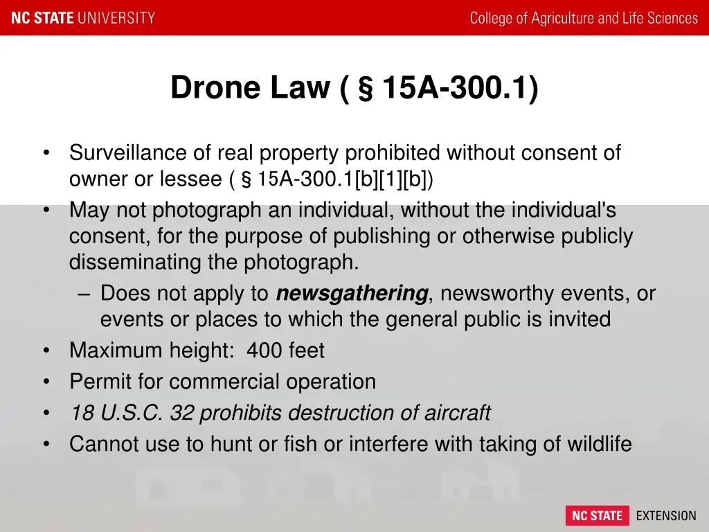 drone law