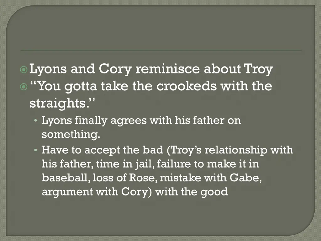 lyons and cory reminisce about troy you gotta