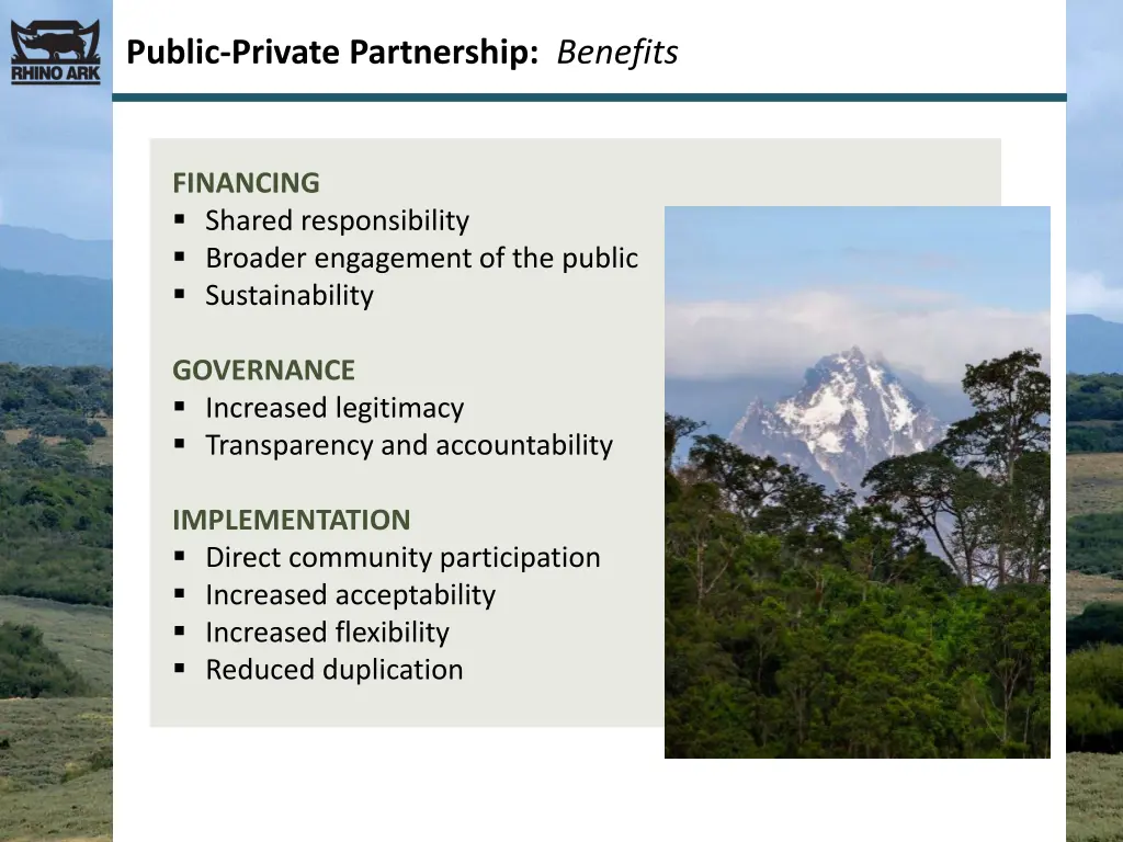 public private partnership benefits