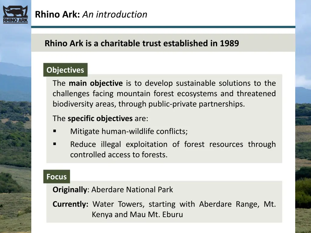 rhino ark an introduction