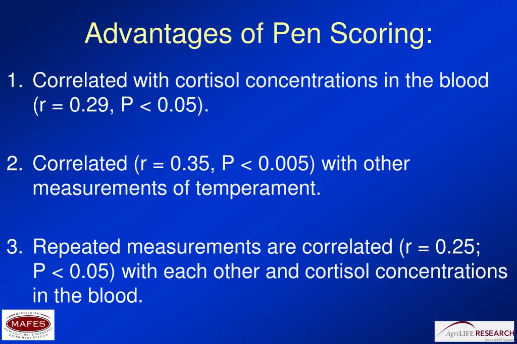 advantages of pen scoring