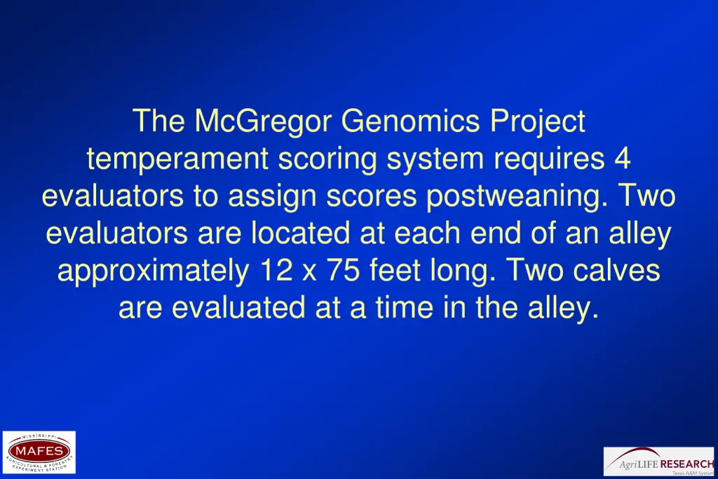 the mcgregor genomics project temperament scoring