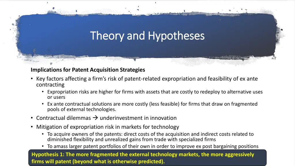 theory and hypotheses theory and hypotheses 2