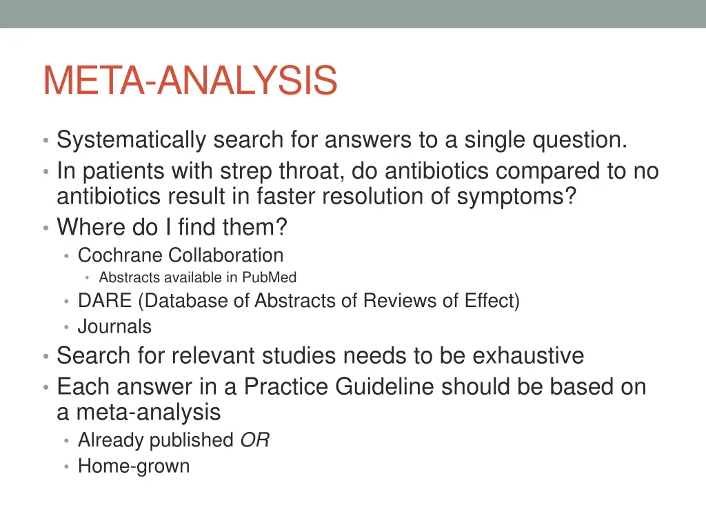 meta analysis