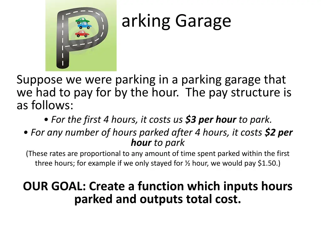 arking garage