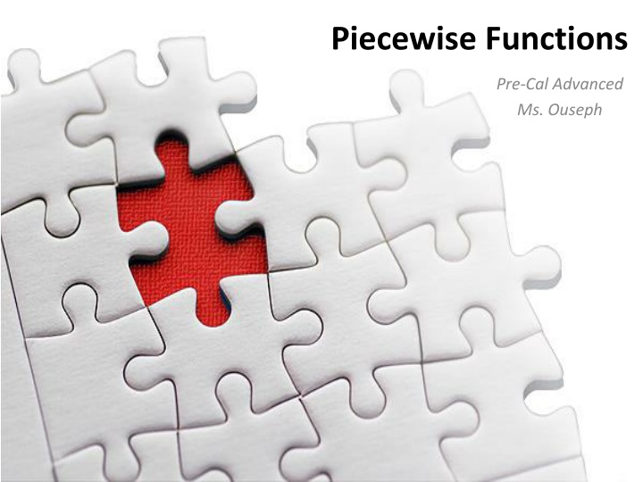 piecewise functions