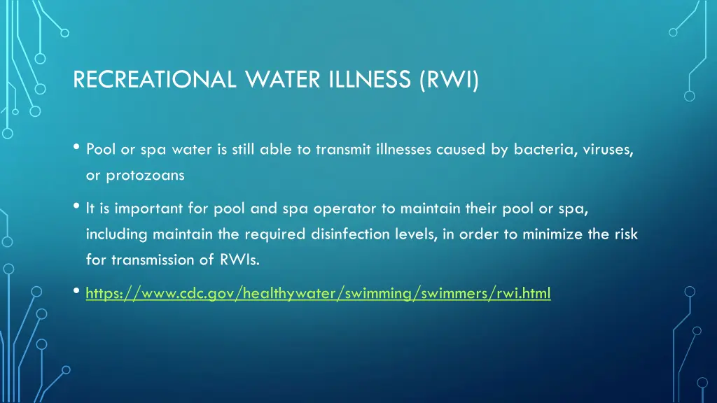 recreational water illness rwi