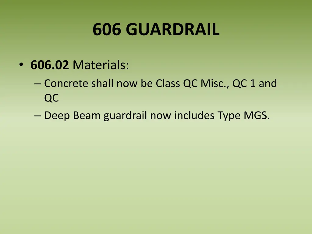 606 guardrail