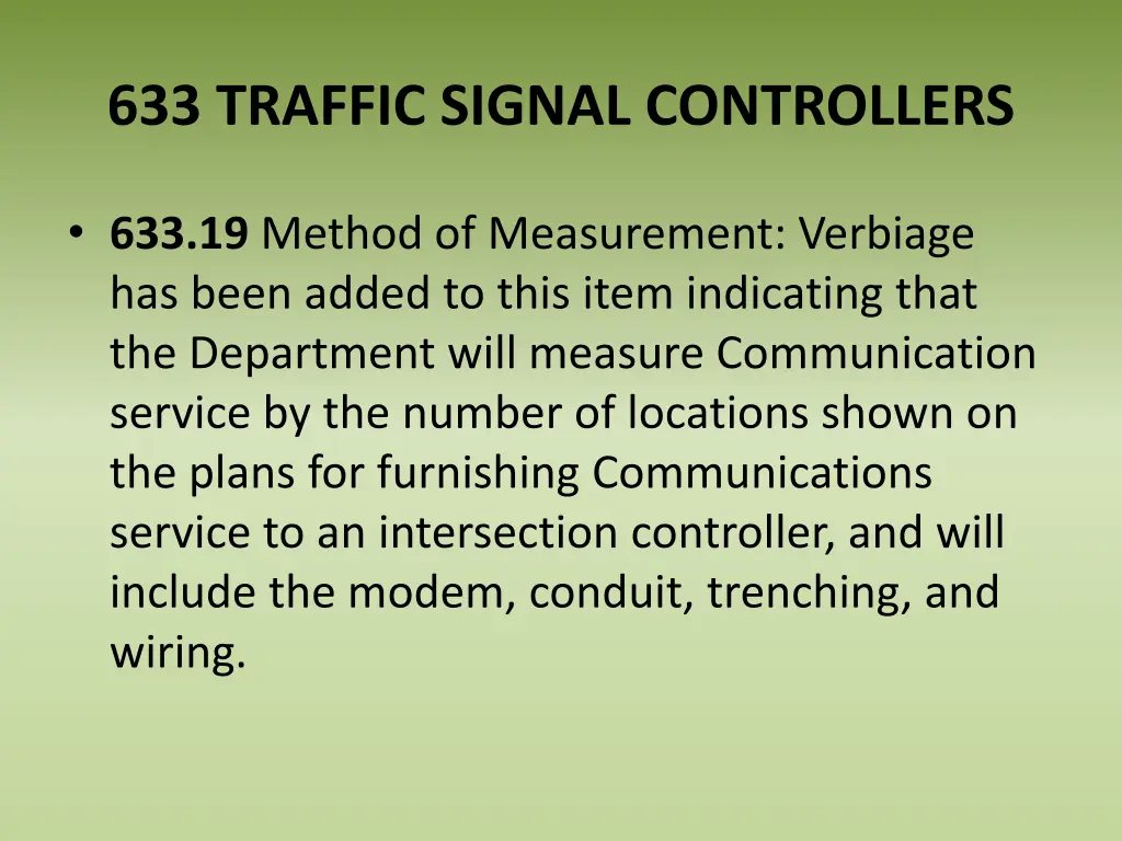 633 traffic signal controllers 1