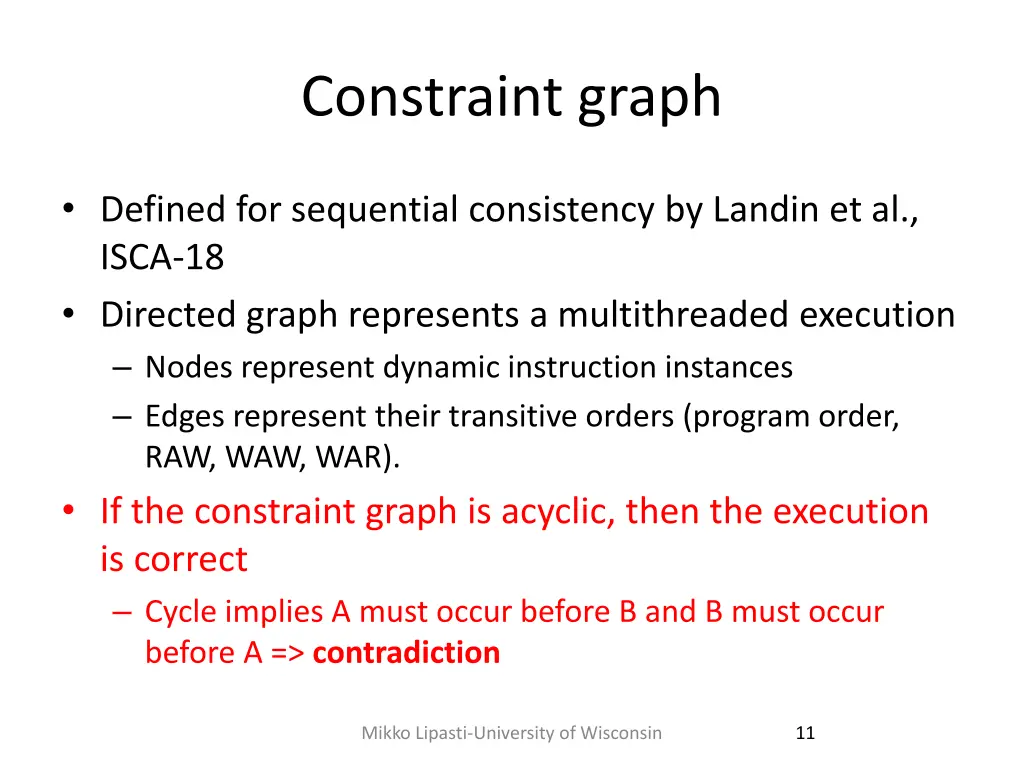 constraint graph