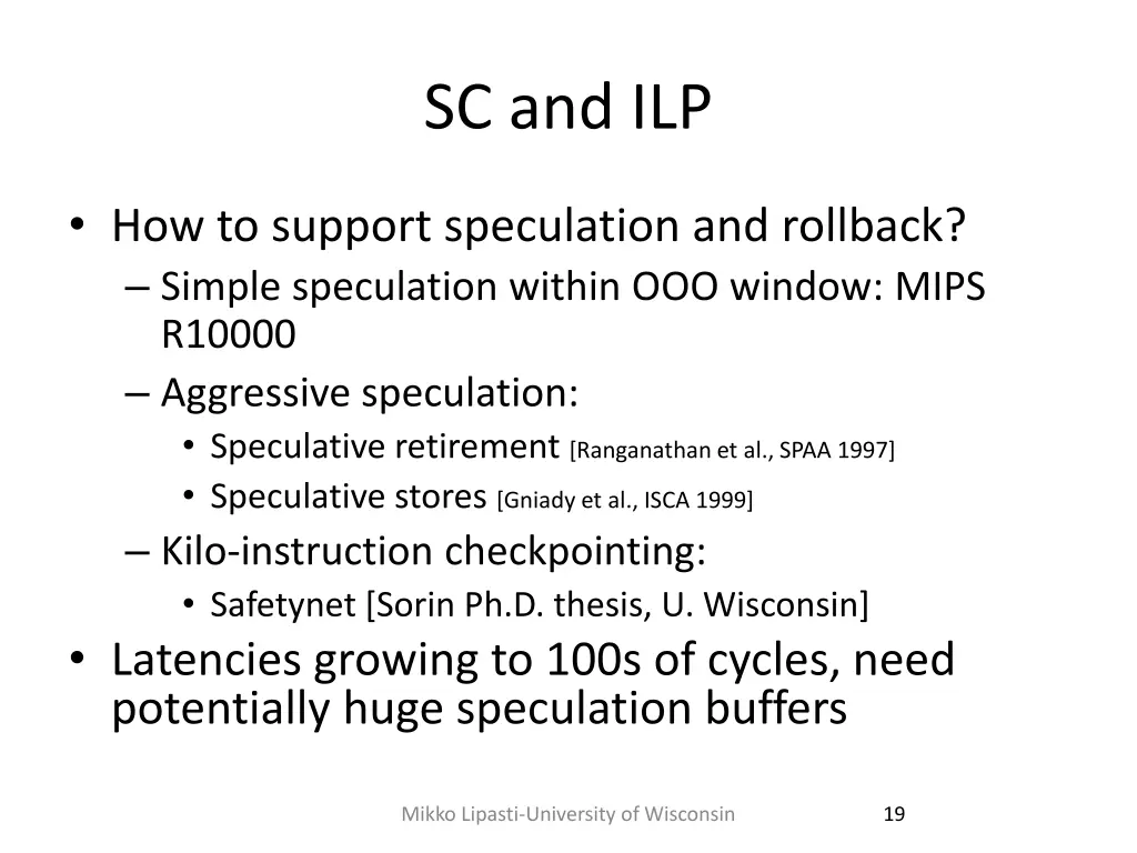 sc and ilp 1