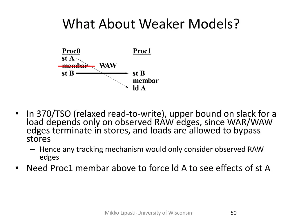 what about weaker models 1