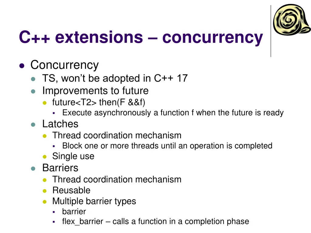 c extensions concurrency