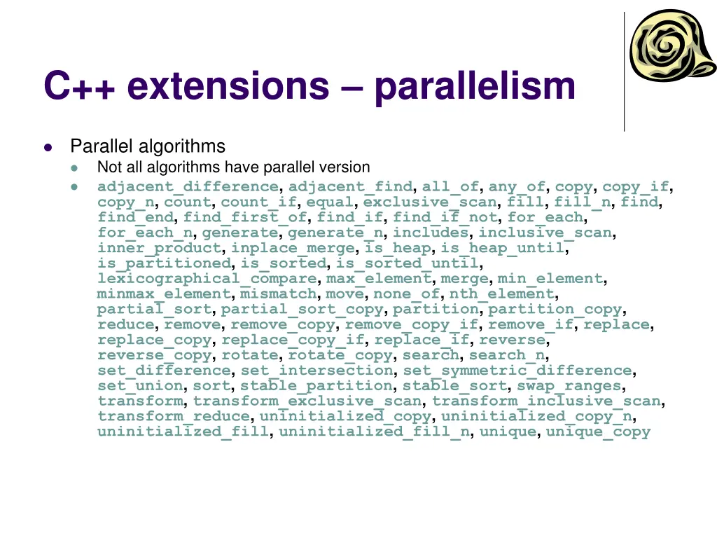 c extensions parallelism 1