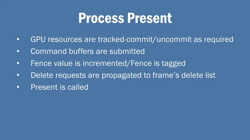 process present