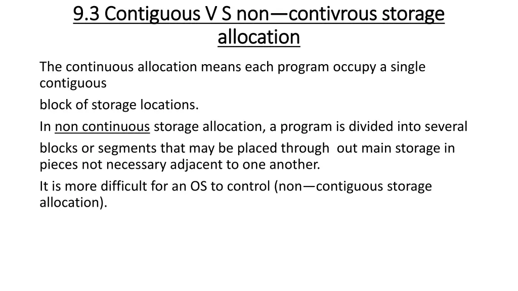 9 3 9 3 contiguous v s non contiguous v s non