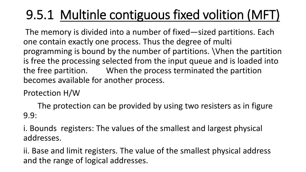 9 5 1 9 5 1 multinle multinle contiguous fixed