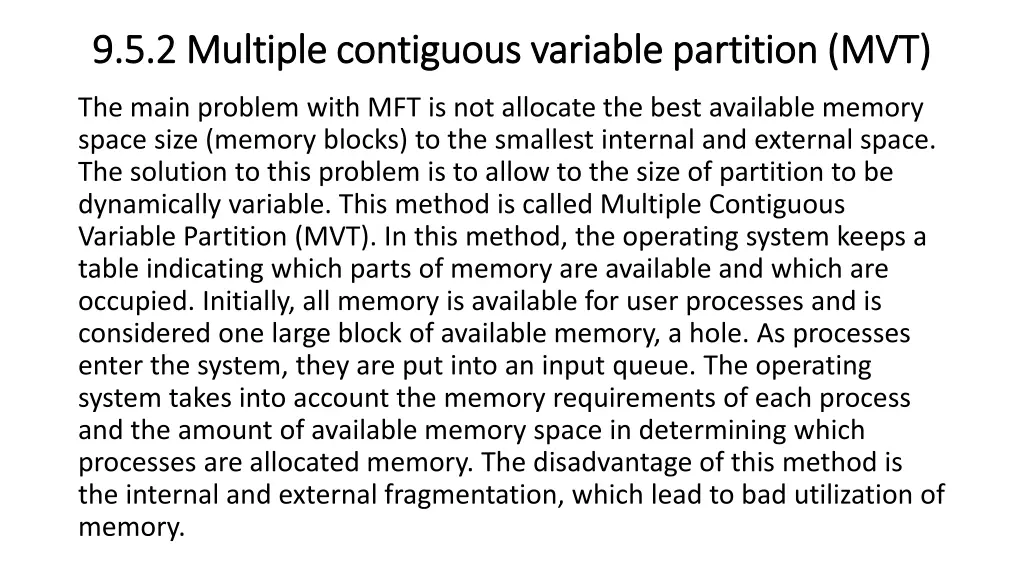 9 5 2 multiple contiguous variable partition