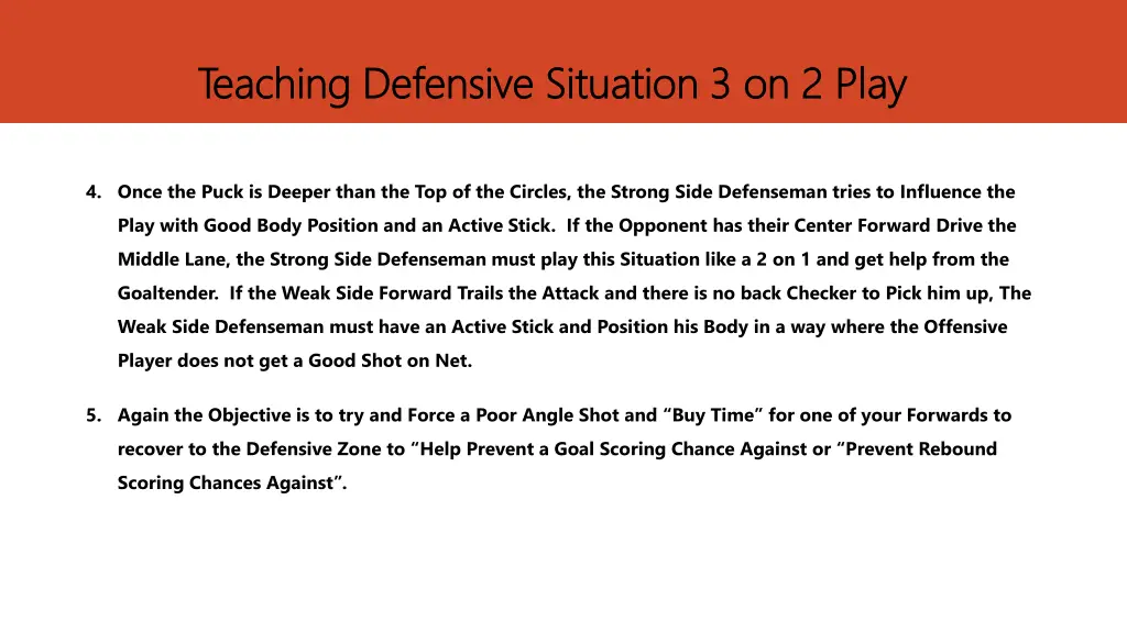 teaching defensive situation 3 on 2 play teaching 1