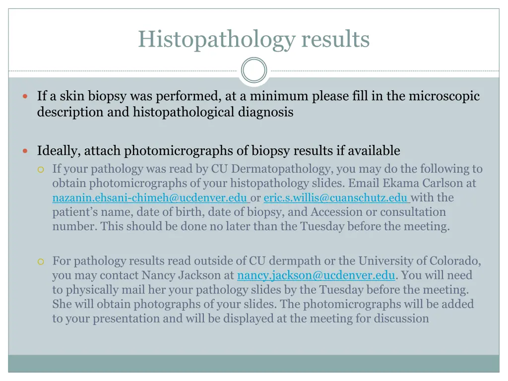 histopathology results