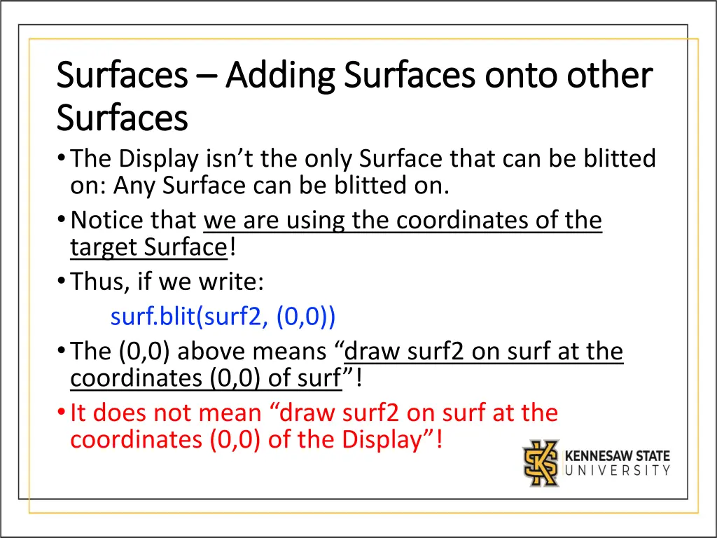 surfaces surfaces adding surfaces onto other