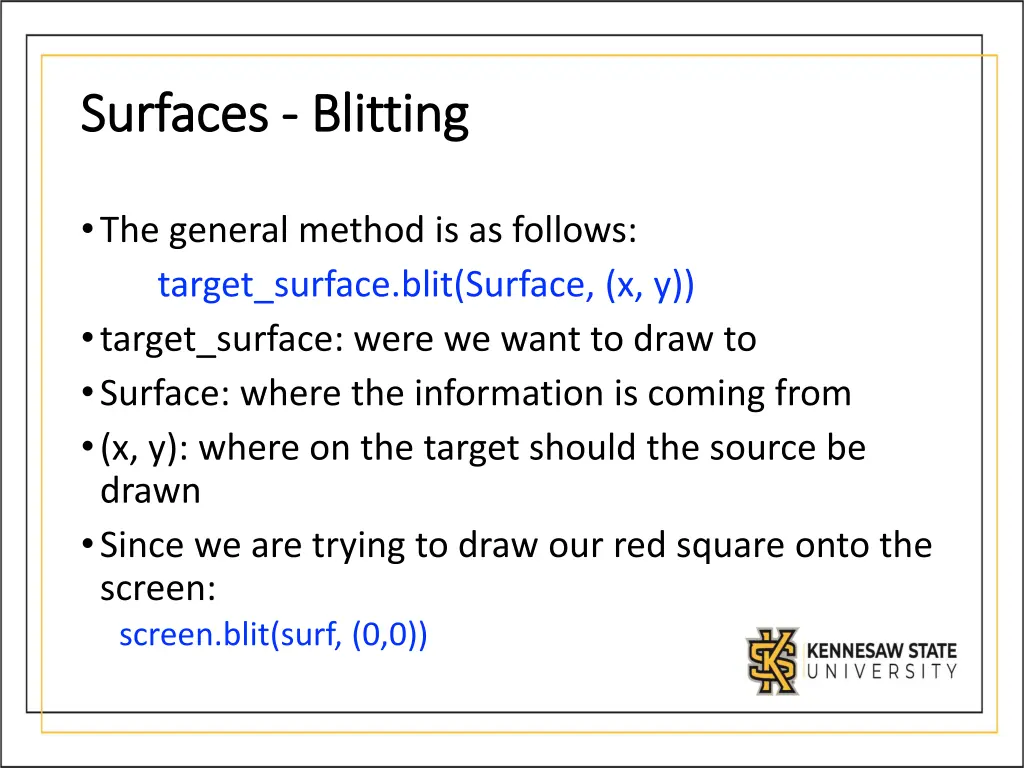 surfaces surfaces blitting 1