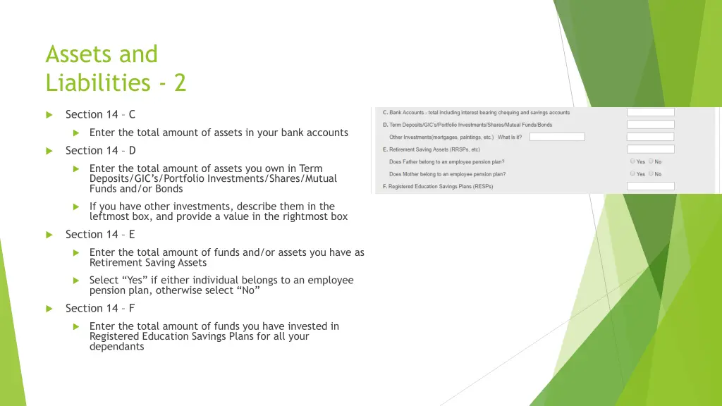 assets and liabilities 2