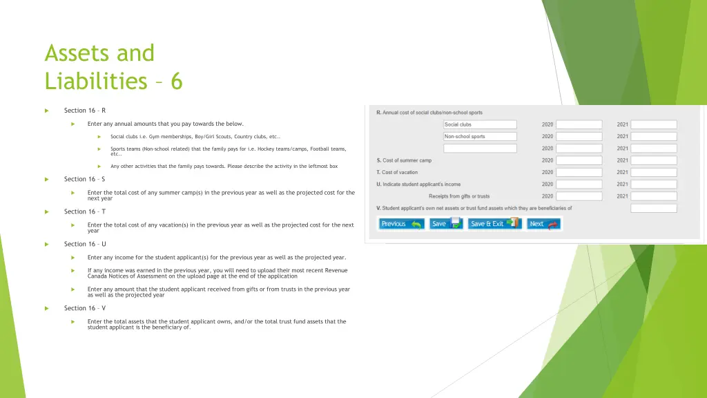 assets and liabilities 6