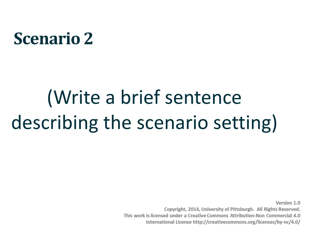 scenario 2
