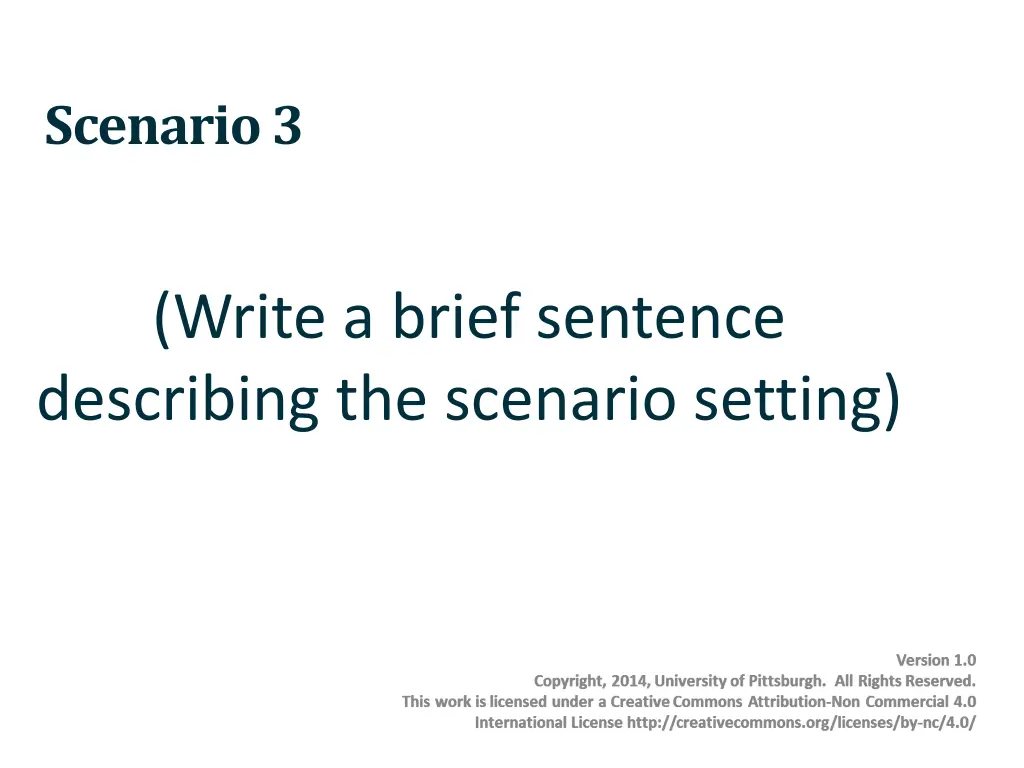 scenario 3