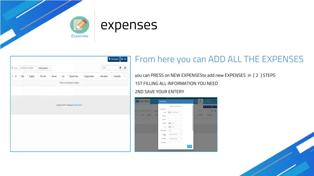 expenses