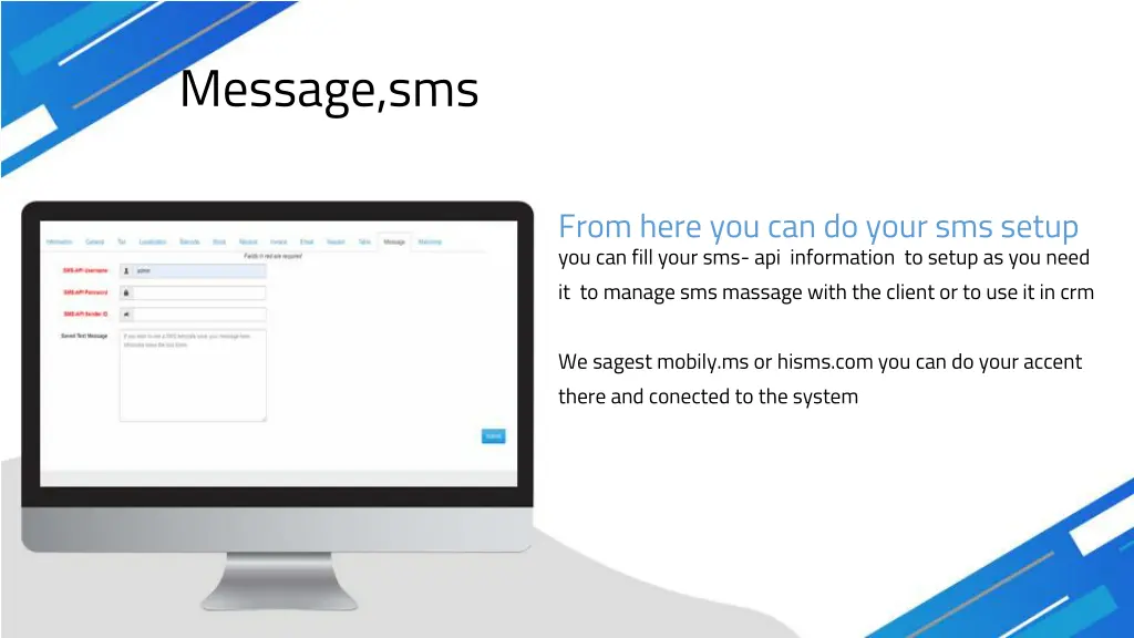 message sms