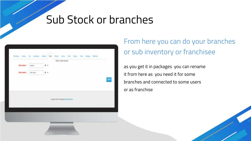 sub stock or branches