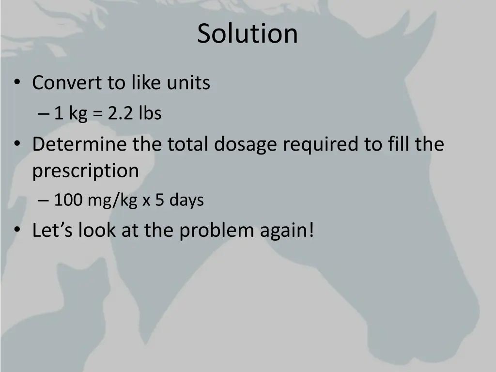 solution