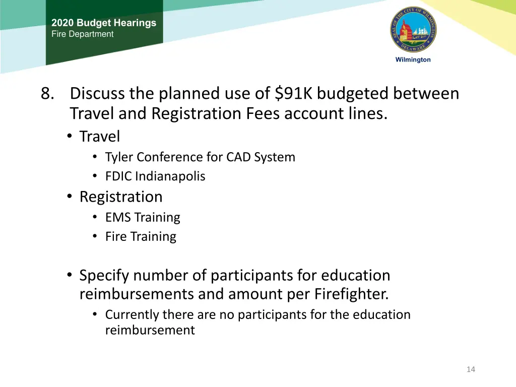 2020 budget hearings fire department 13