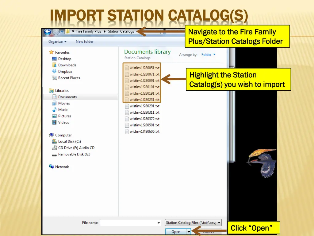 import station catalog s import station catalog s 2