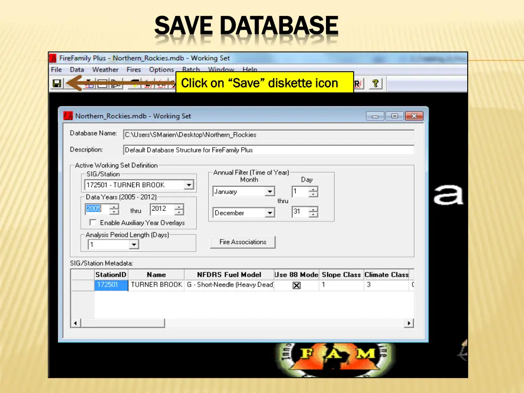 save database save database