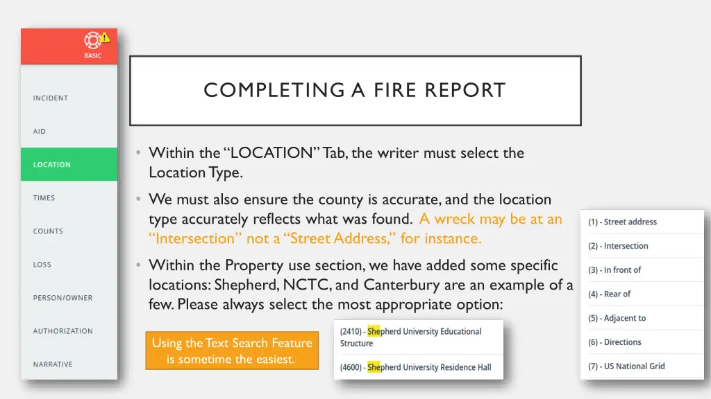 completing a fire report 4