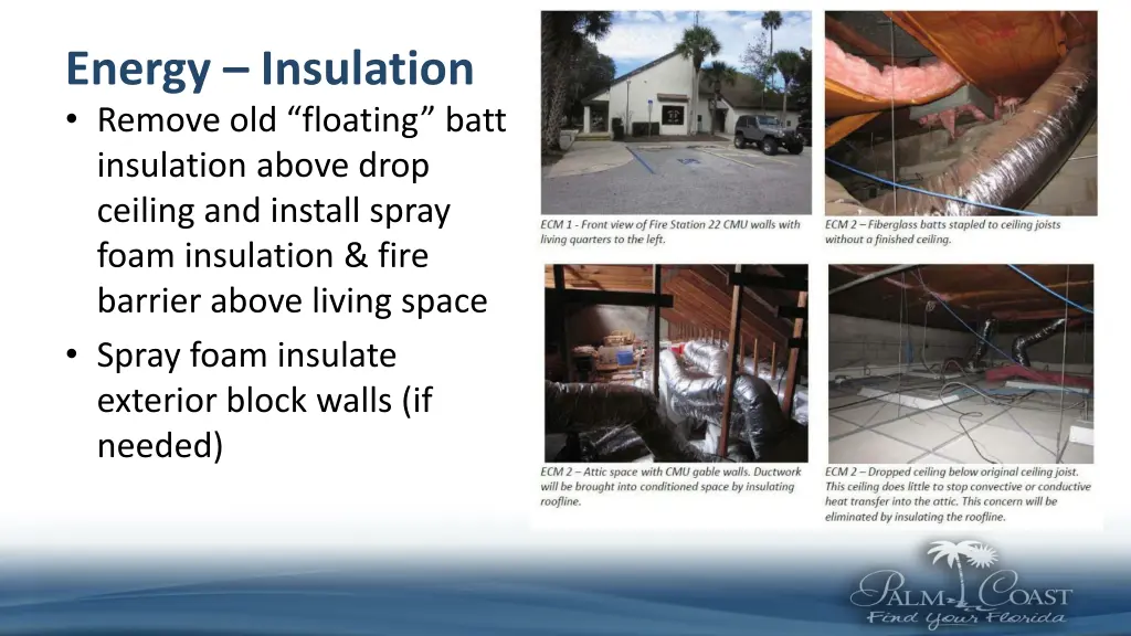 energy insulation remove old floating batt