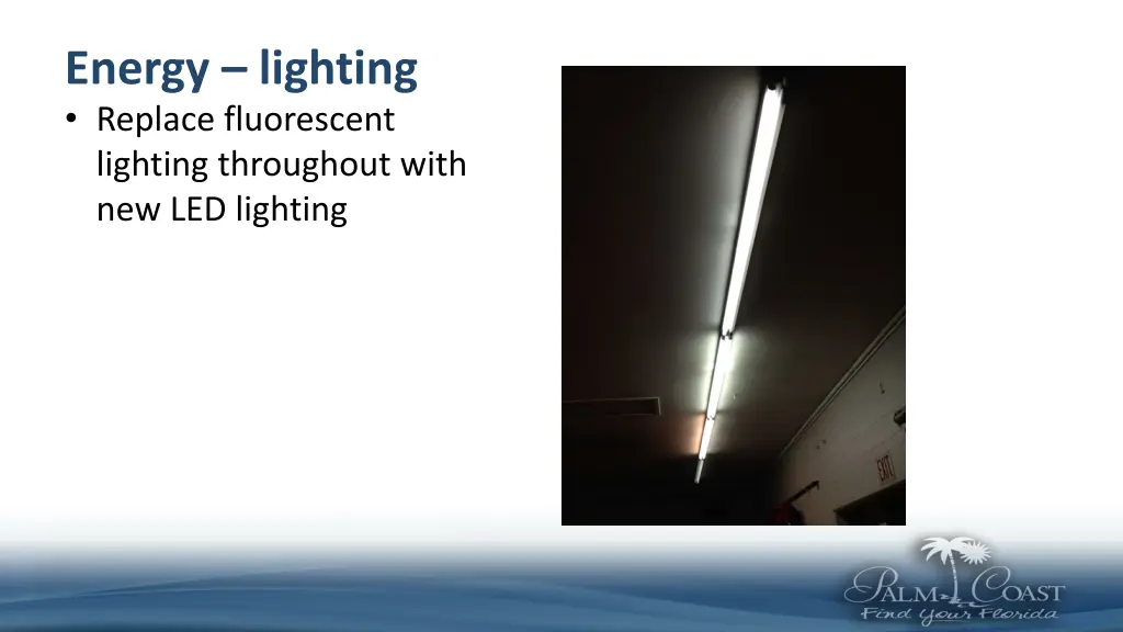 energy lighting replace fluorescent lighting