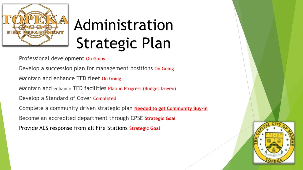 administration strategic plan