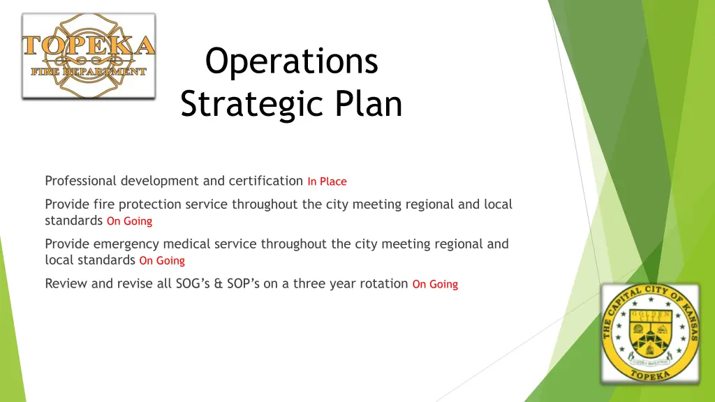 operations strategic plan