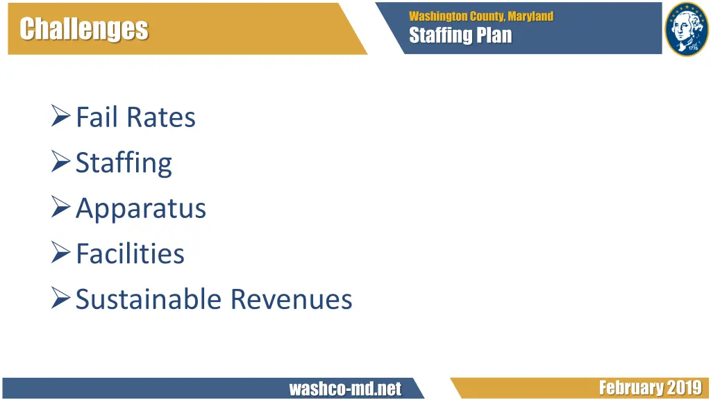 washington county maryland staffing plan 19