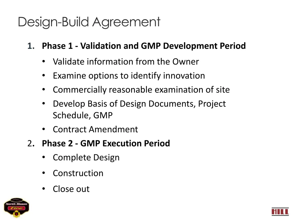 design build agreement