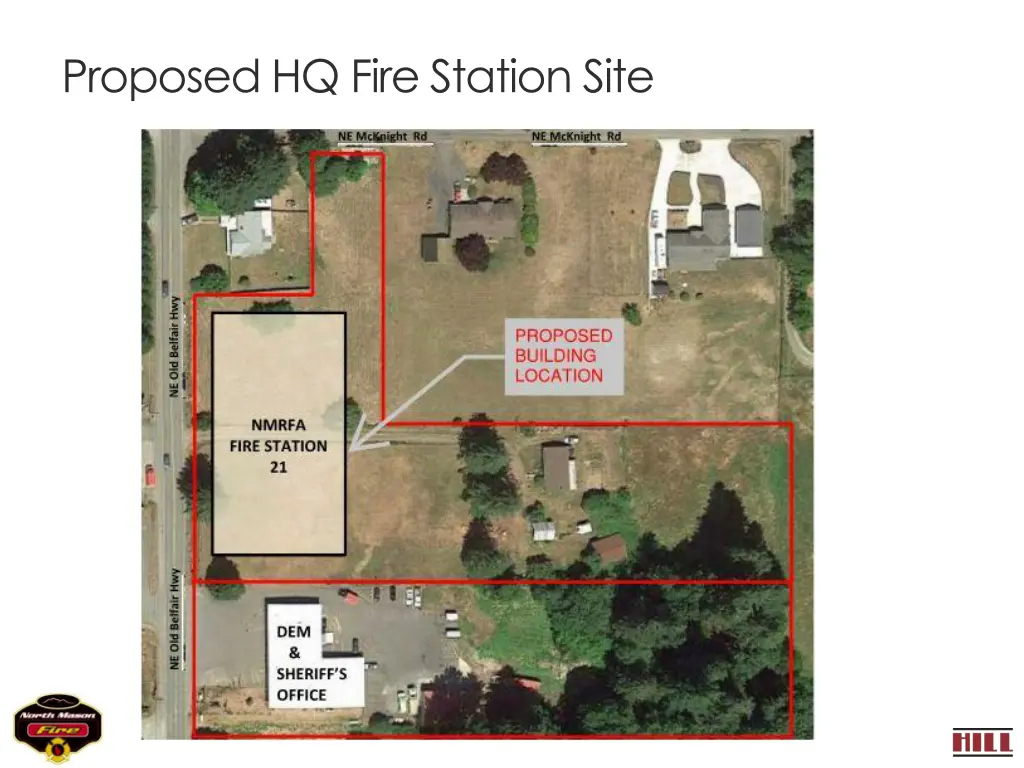 proposed hq fire station site