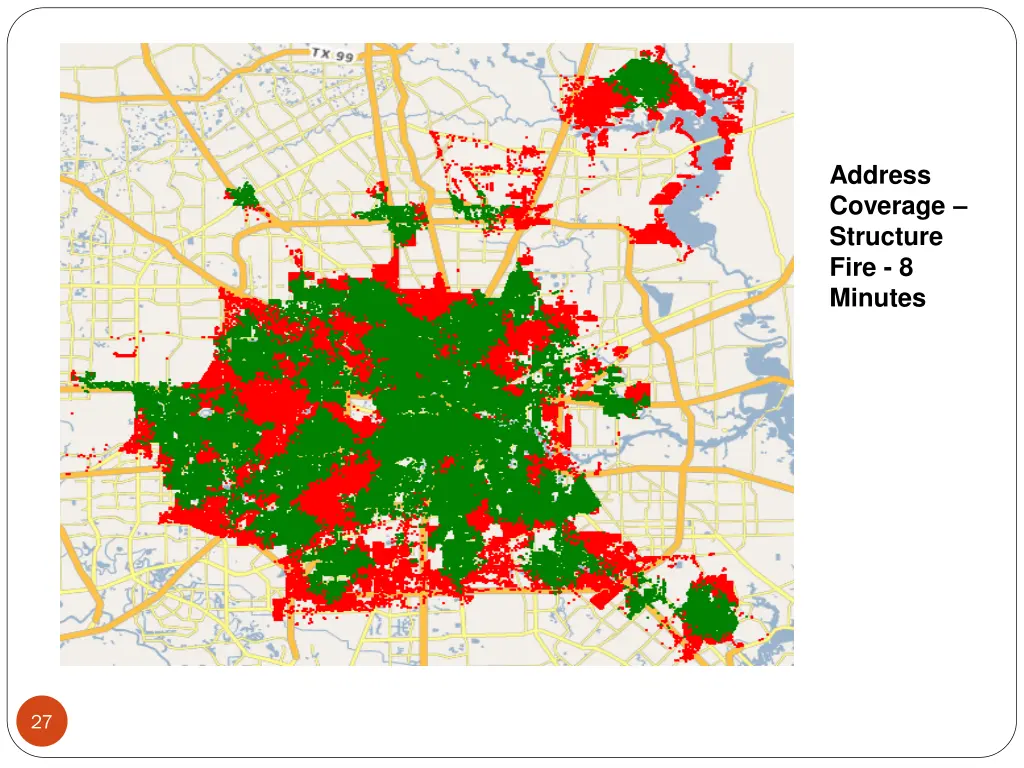 address coverage structure fire 8 minutes