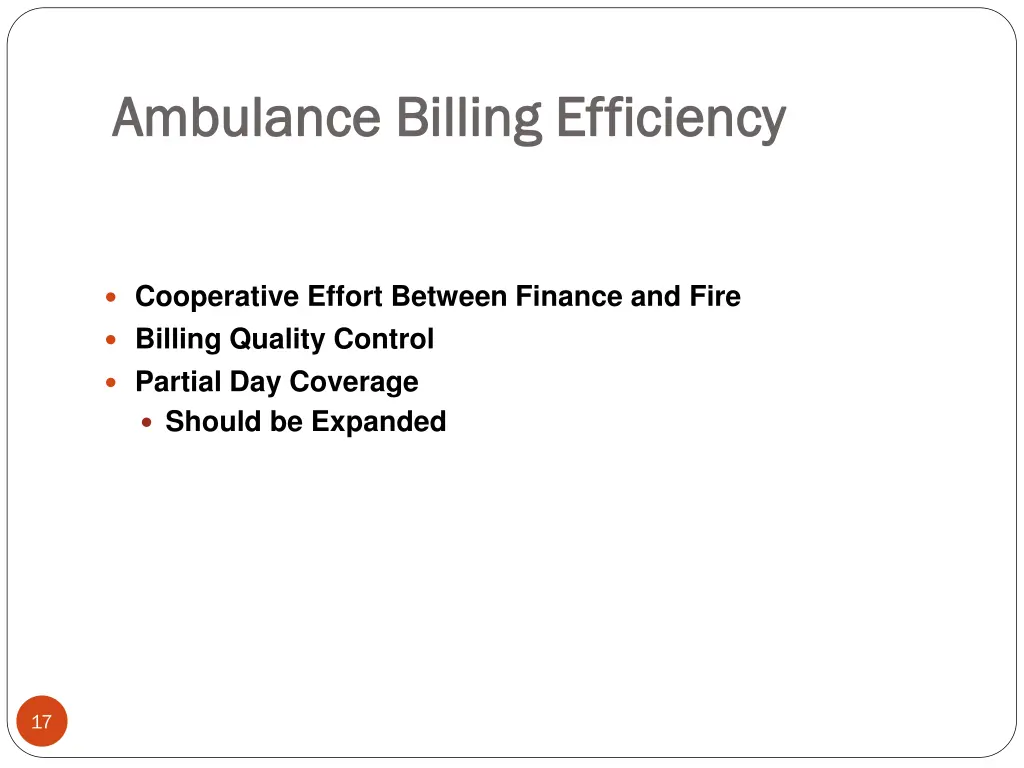 ambulance billing efficiency ambulance billing