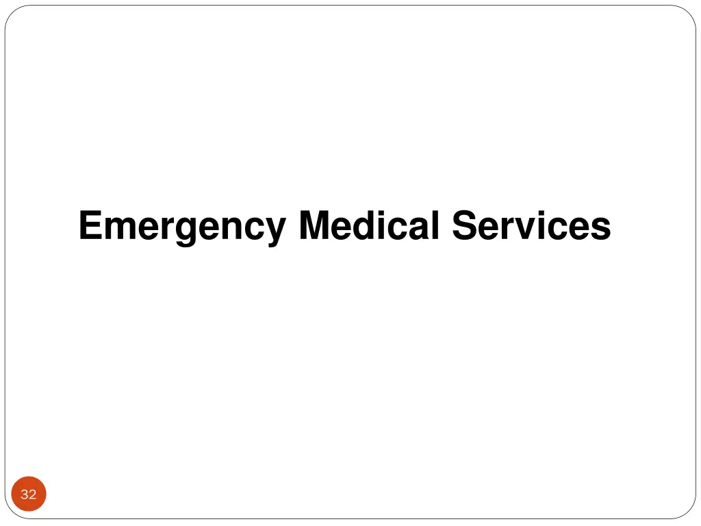 emergency medical services