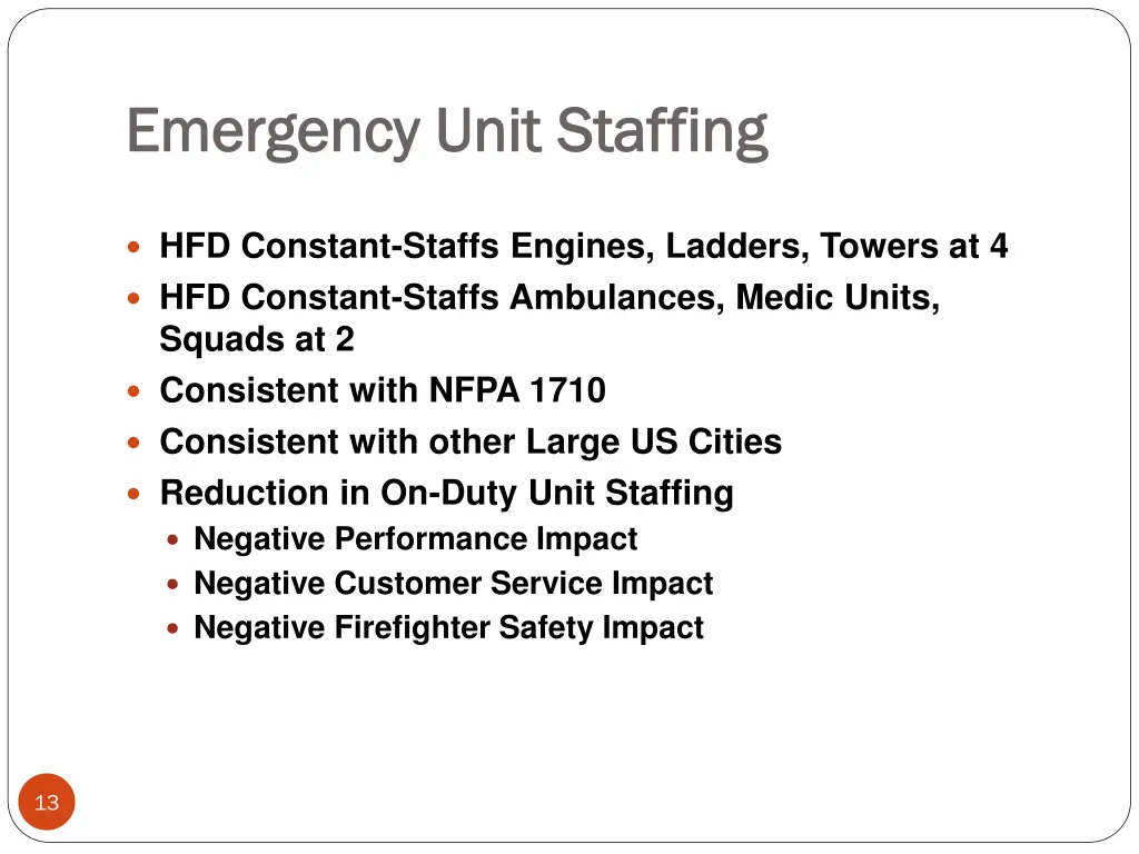 emergency unit staffing emergency unit staffing